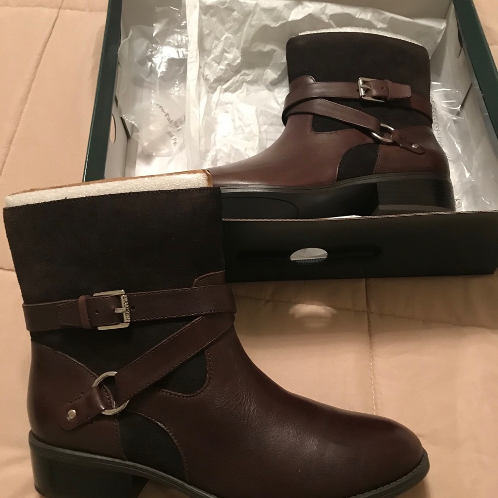 RALPH LAUREN Women's Makalia-Bo-Csl Boot Size 9.5